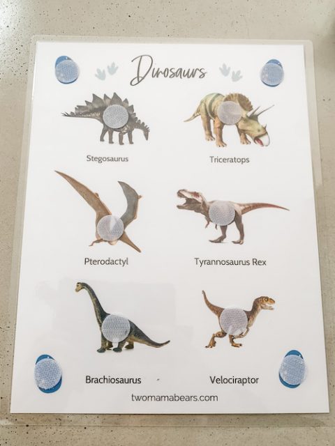 Free Dinosaur Printable for Toddlers: Practice Matching &amp; More!