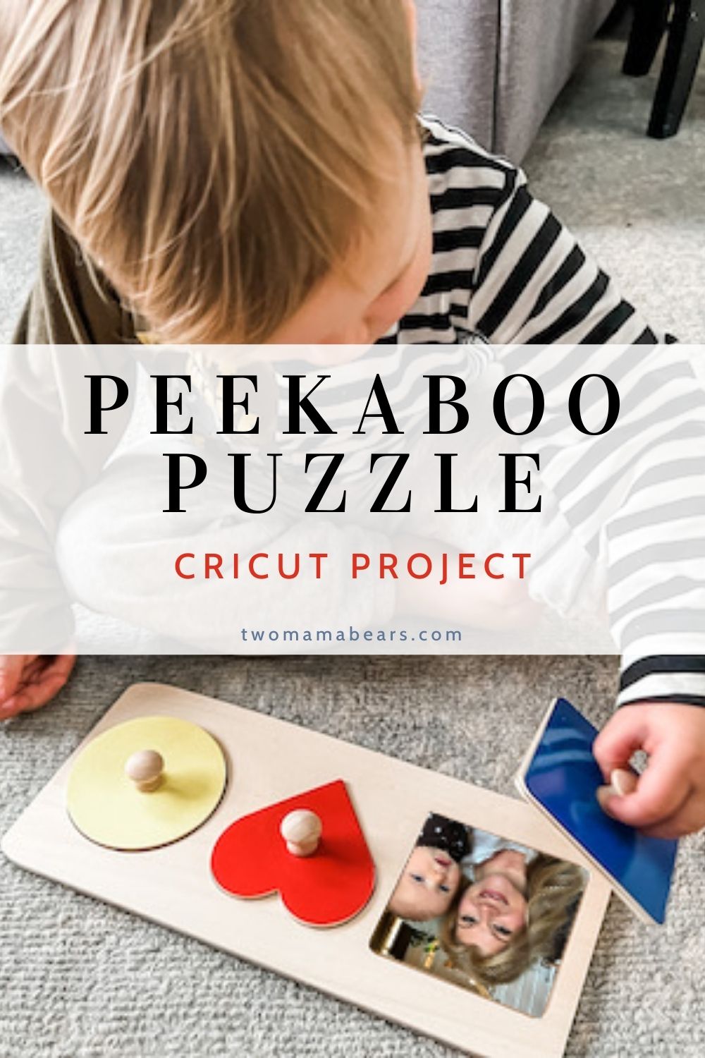 Make a Personalized Peekaboo Puzzle with Cricut for Babies & Toddlers