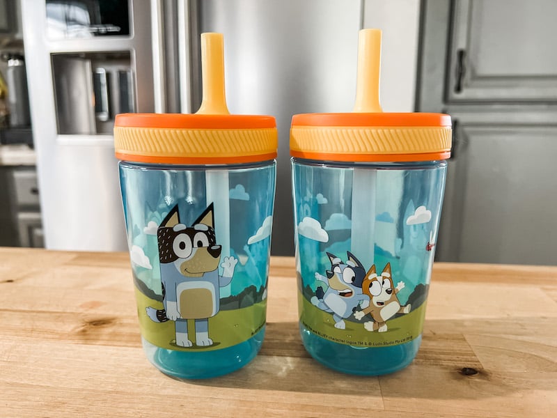 Tweevo Kids Tumblers with Spill-Proof Screw Lids - Kids Tumbler, 8.5 o