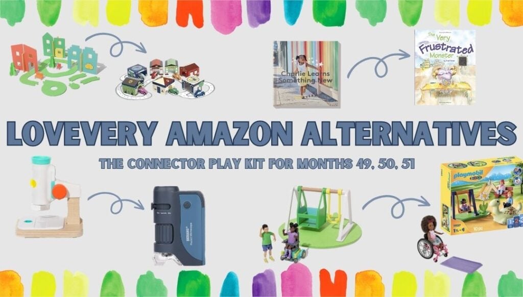 Lovevery Amazon Alternatives Connector Play Kit Months 49 50 and 51