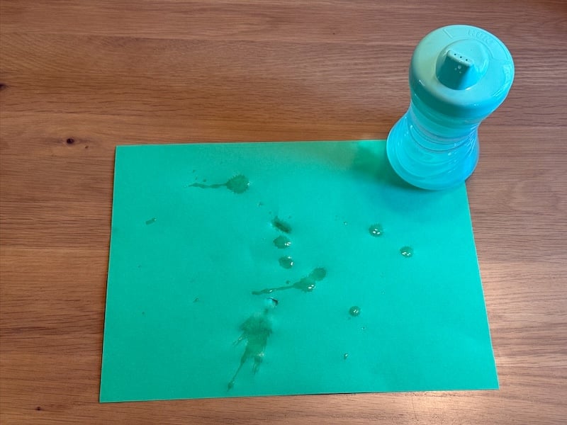 NUK Fun Grips Hard Spout Sippy Cup Spill test