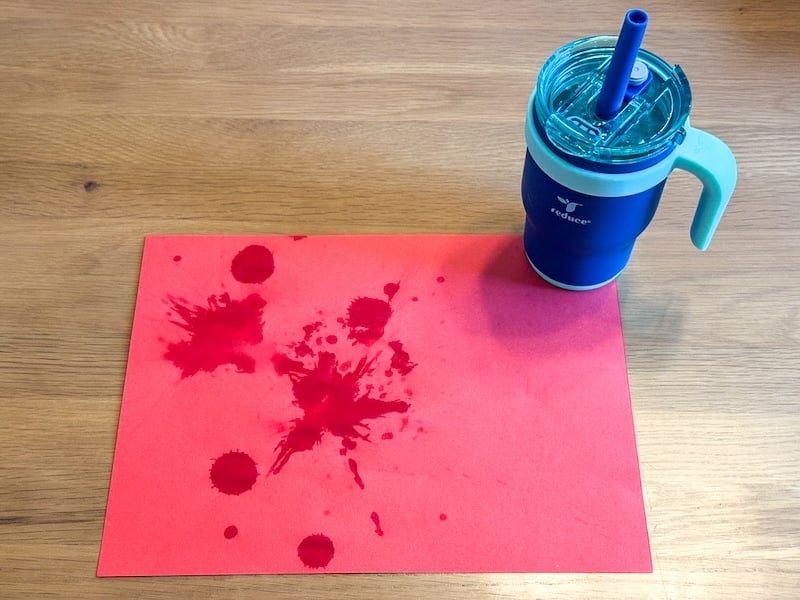 Reduce Coldee Kids Tumbler Spill test
