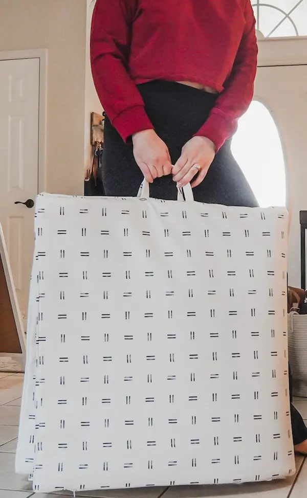holding the toki mats mat
