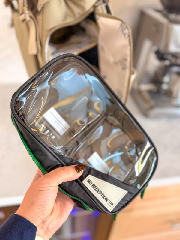 clear packs for getaway bag